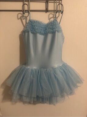 Bloch Light Blue Ballet Leotard with Tutu 6x/7